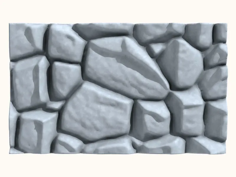 Eroded Boulder Tile for 3D Printing