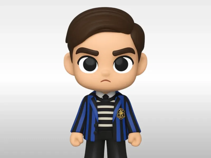 Chibi Pugsley Addams - Wednesday