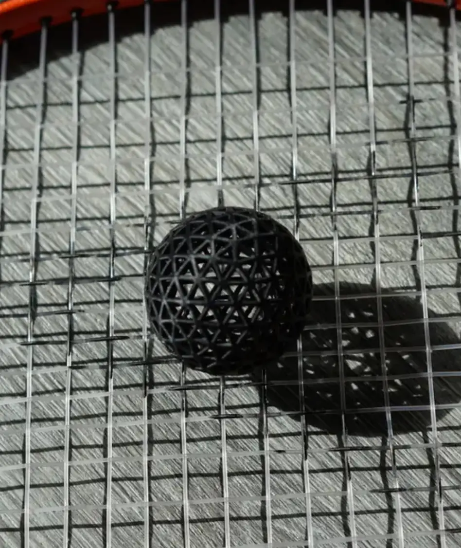 Airless tennis ball