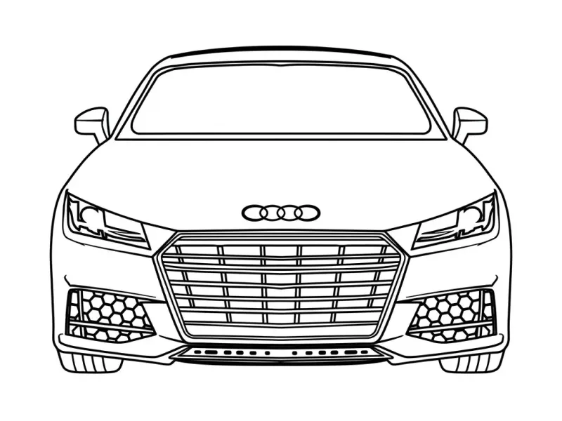 Audi car svg rs7