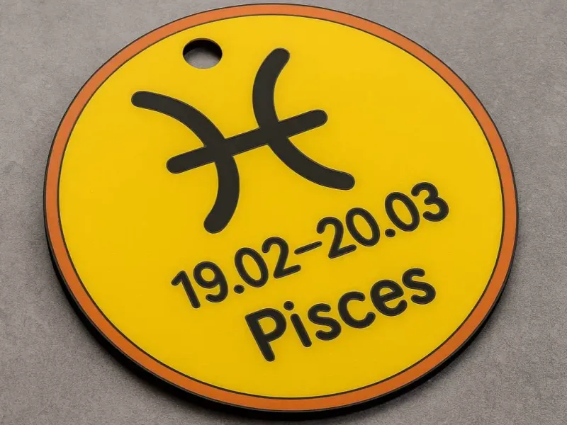 Pisces Keychain. No need CFS