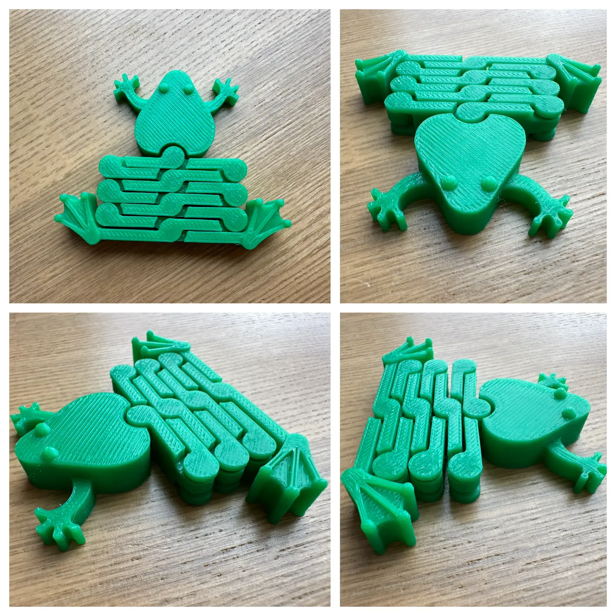 Jumping frog toy
