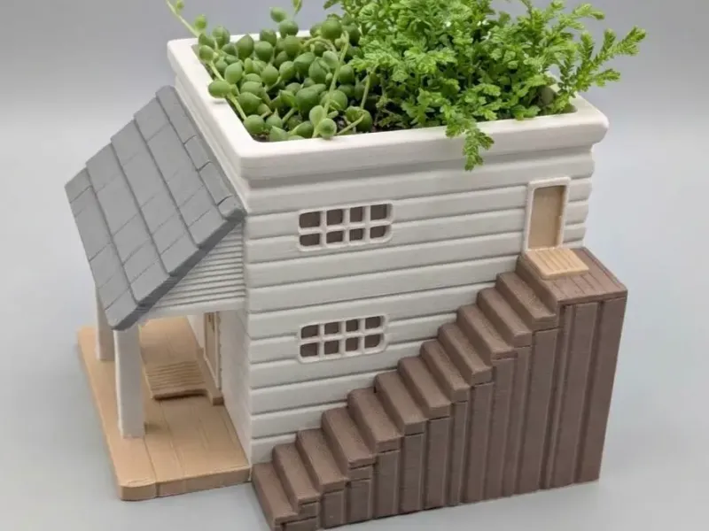 Mini Home Flower Planter - Architectural Planter