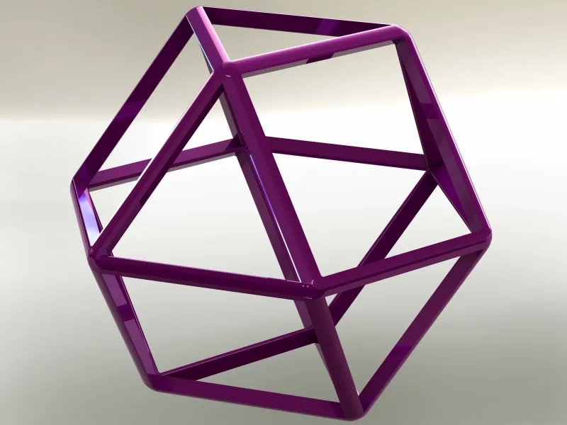 Tel Kafes Şekli Cuboctahedron