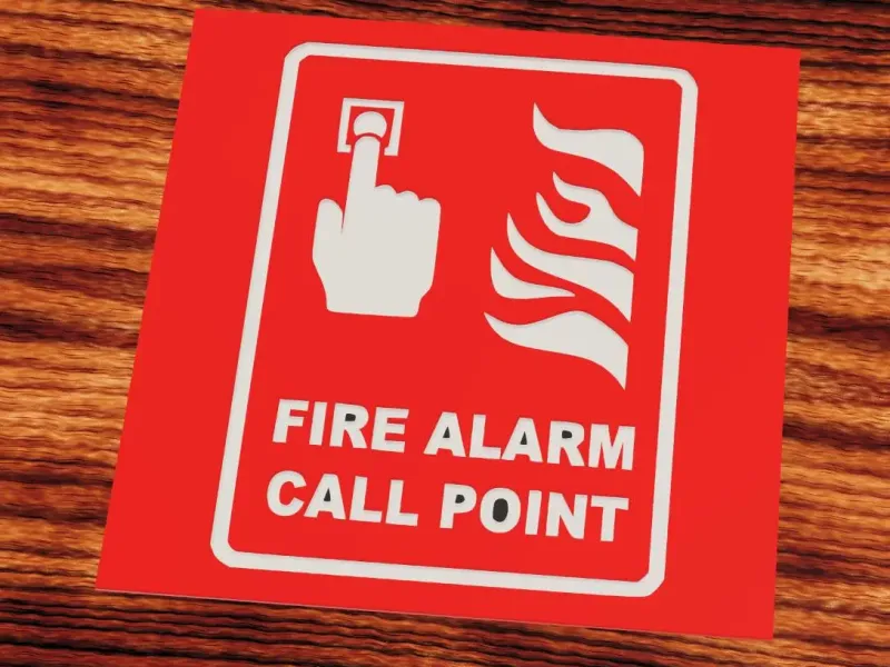 Fire Alarm Call Point Sign