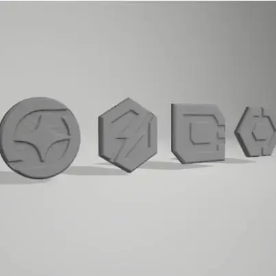 Marvel Rivals Game Tokens  Coins Decoration