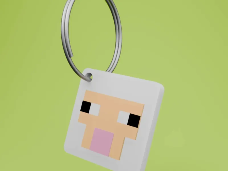 Pecora | Serie di portachiavi di Minecraft