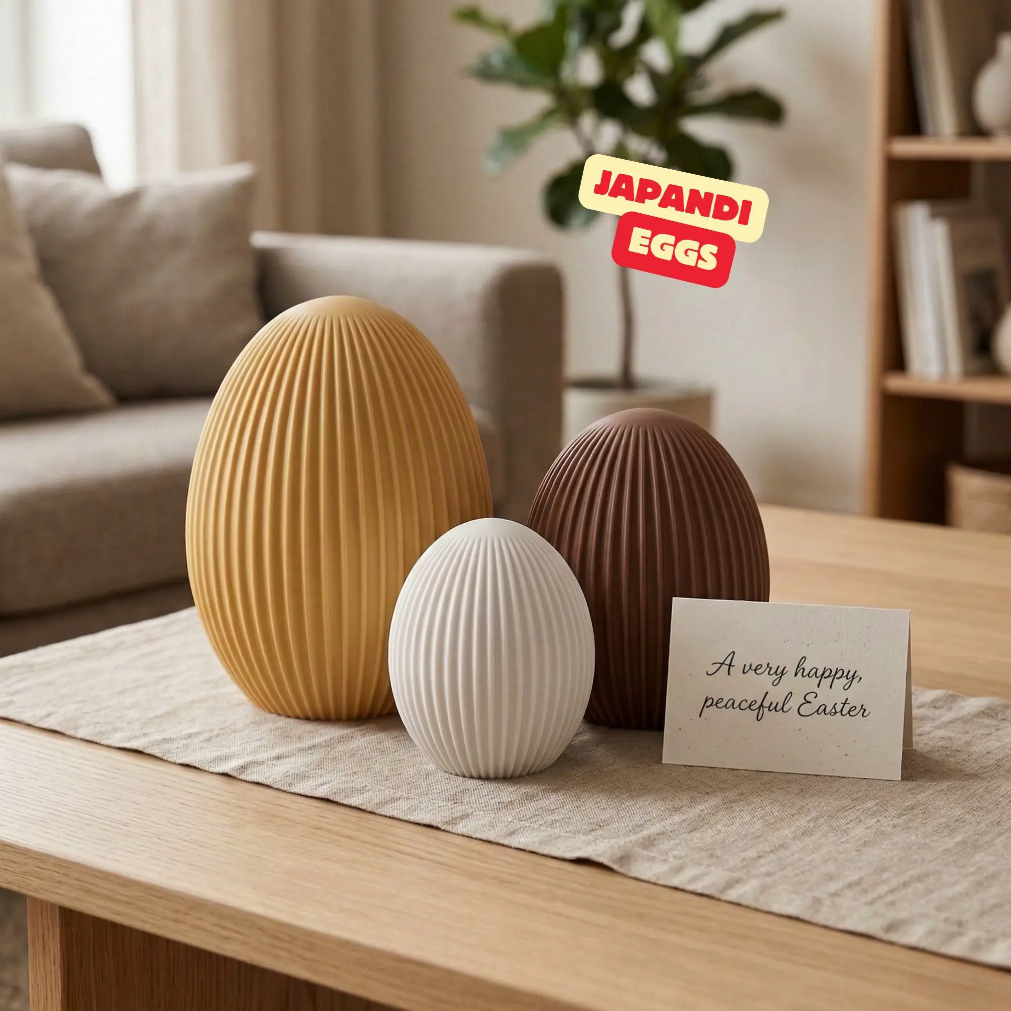 JAPANDI DECOR EGGS - EASTER DECOR