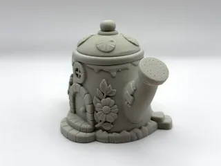 Watercan Fairy House