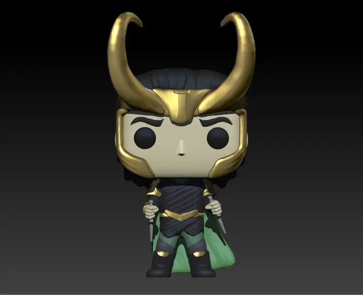 Funko Loki con dagas