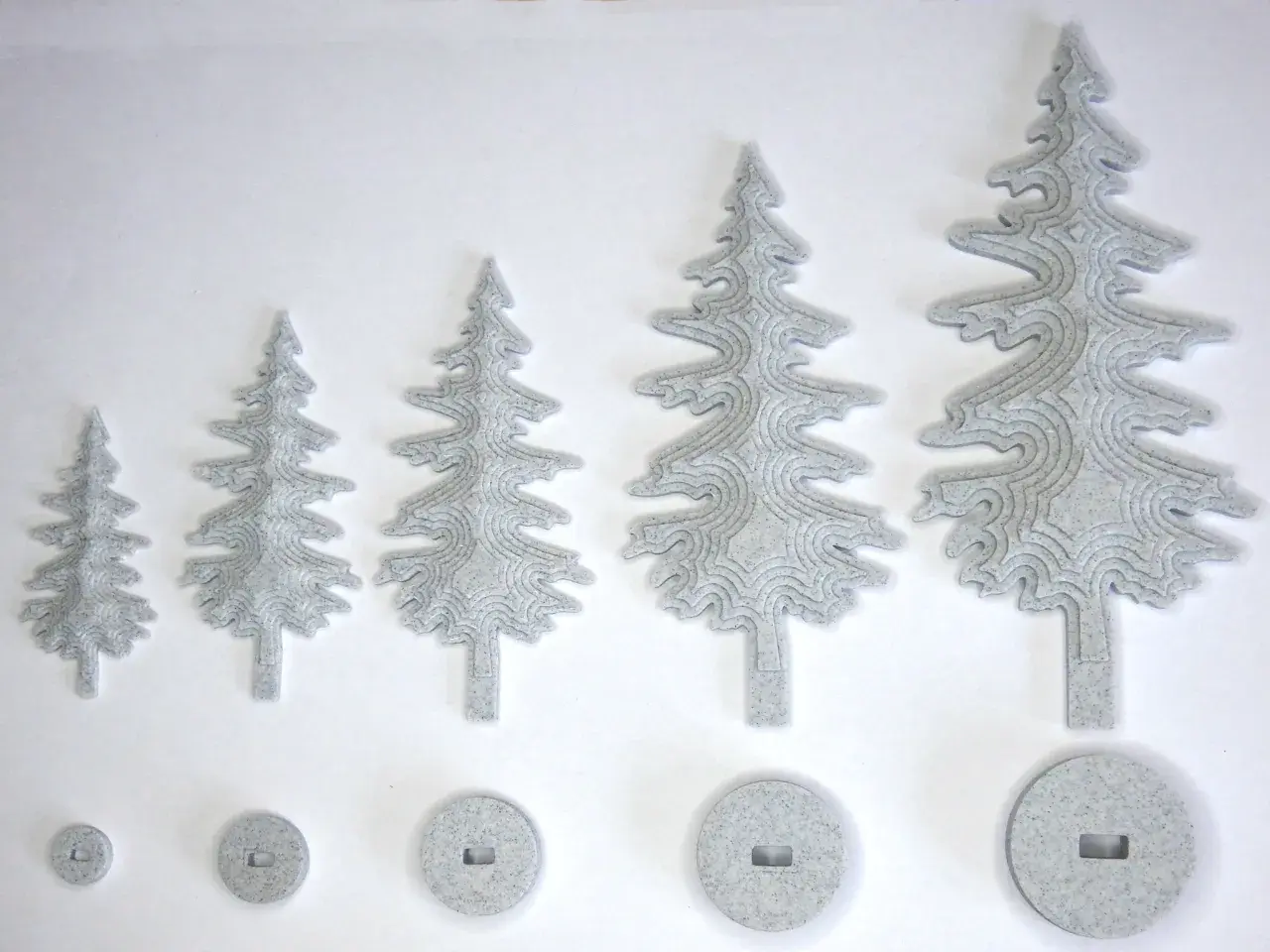Sleepy deer with trees