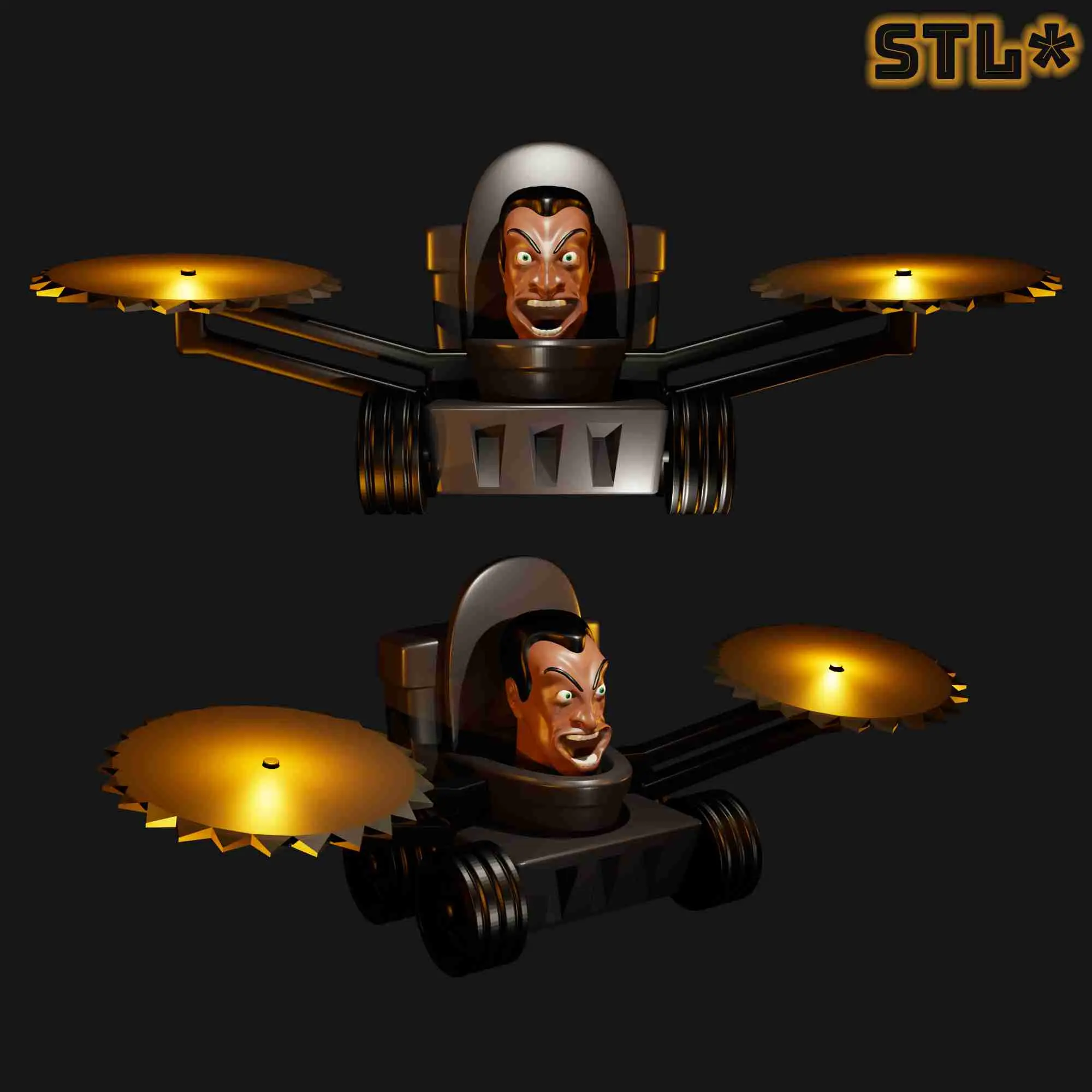 SKIBIDI TOILET DUAL BUZZSAW CAR SKIBIDI TOILET | 3D FAN ART