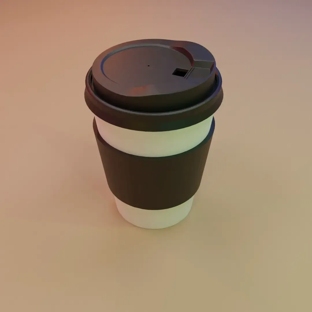 Coffee Cup Toothpaste Topper