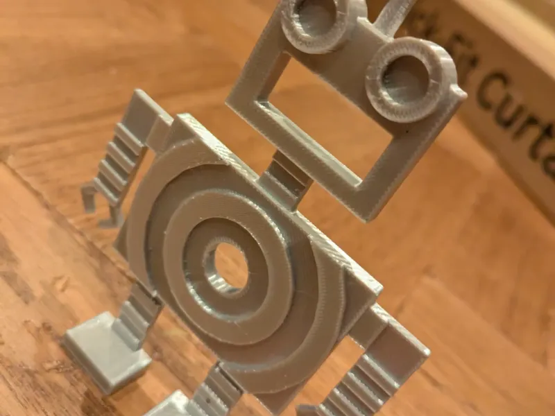 Robot Target - A Flat Standing Robot - Use With Firing Toys