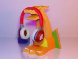 Charizard Geometric – Headphone Stand-6