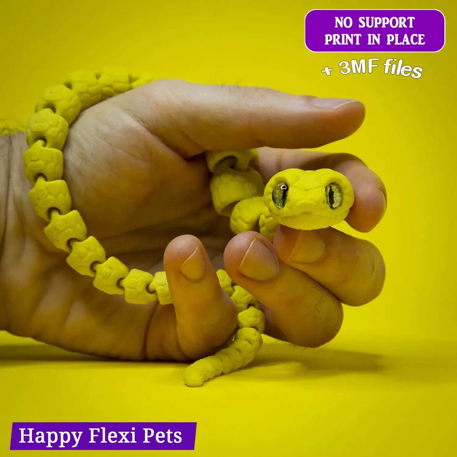 Long and thin flexi snakes