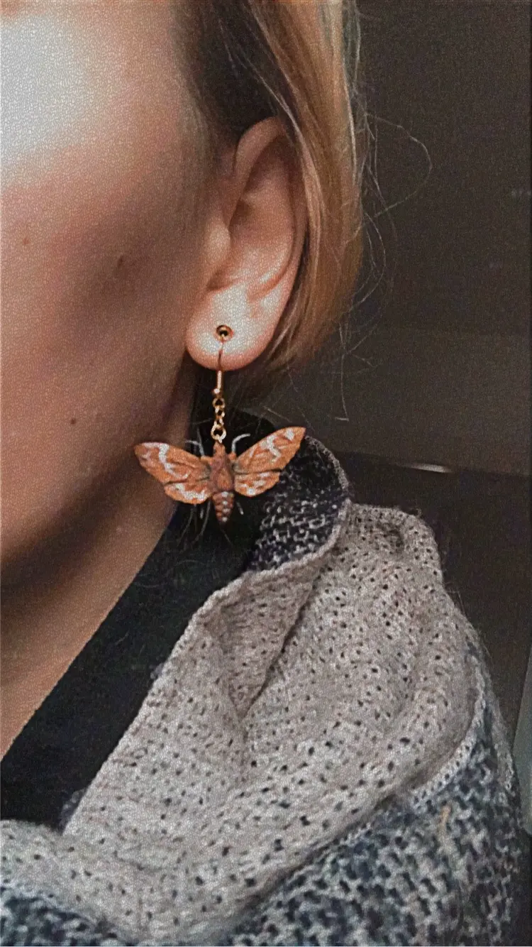 Moth Jewlery Pendant