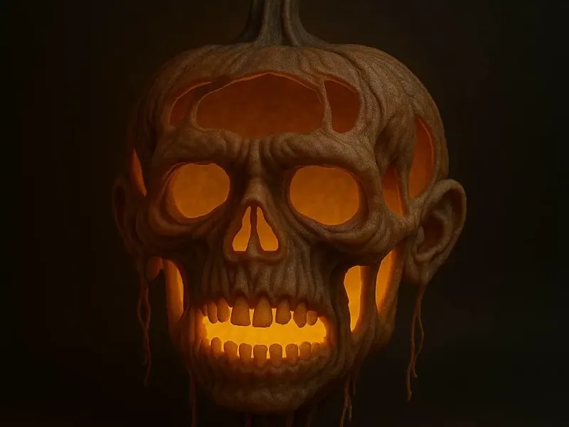 “Pumpkin Shrunken Head”
