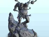 Orc creature with two heads 3 - miniatures warhammer figure-1