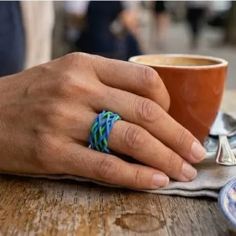 Twisted Dual Weave Ring – Noah0x03