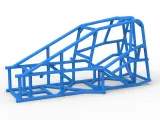 Frame of Three Quarter Midget Scale 1:25-7