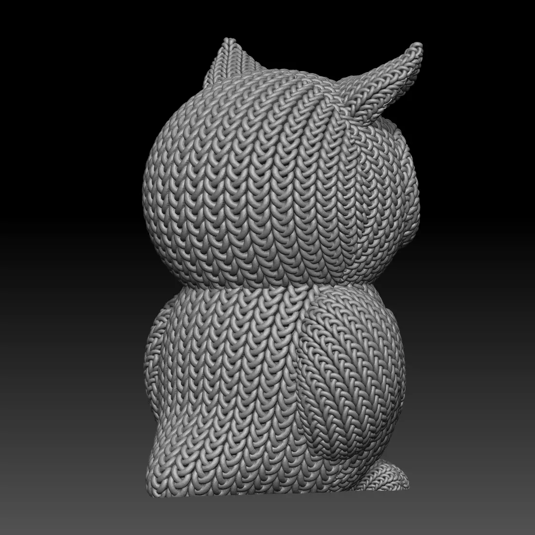 Knitted Owl