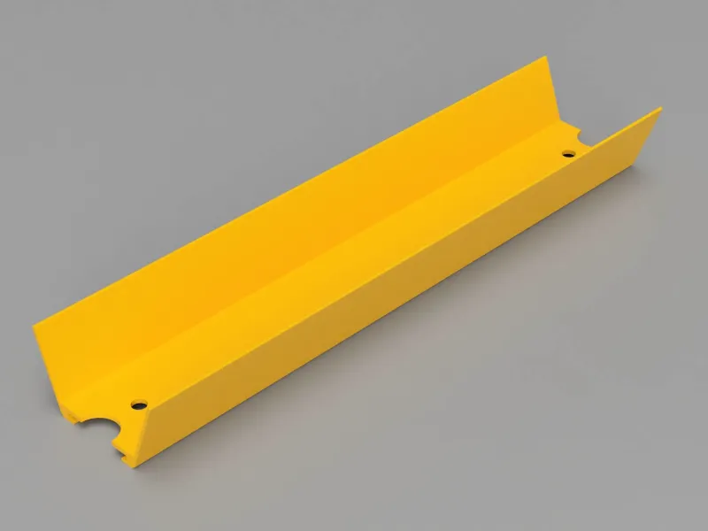 Car track 175mm long, high side walls, Hot Wheels compatible