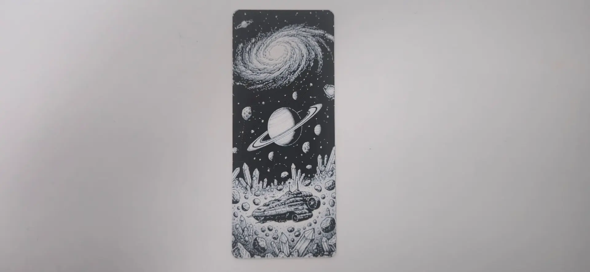 Spaceship Alien Planet Space Bookmark
