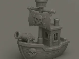 pirate benchy boat