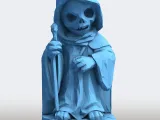Low Poly Halloween Ghost - Geometric Ghost Figure-6