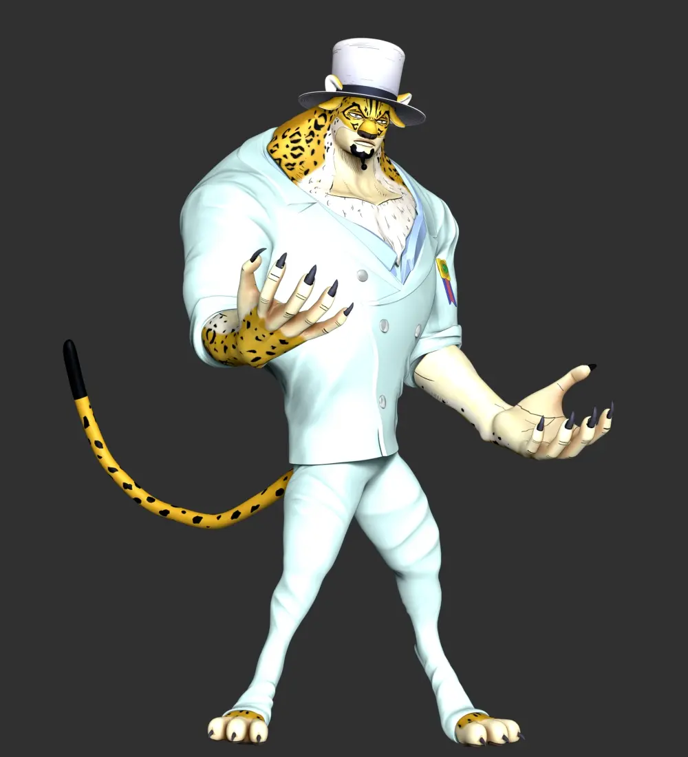 Rob Lucci beast form Leopard - One Piece