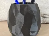 Low-poly geometric multi-purpose container / vase-4
