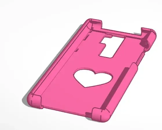Xiaomi RN8 Pro bumper with heart