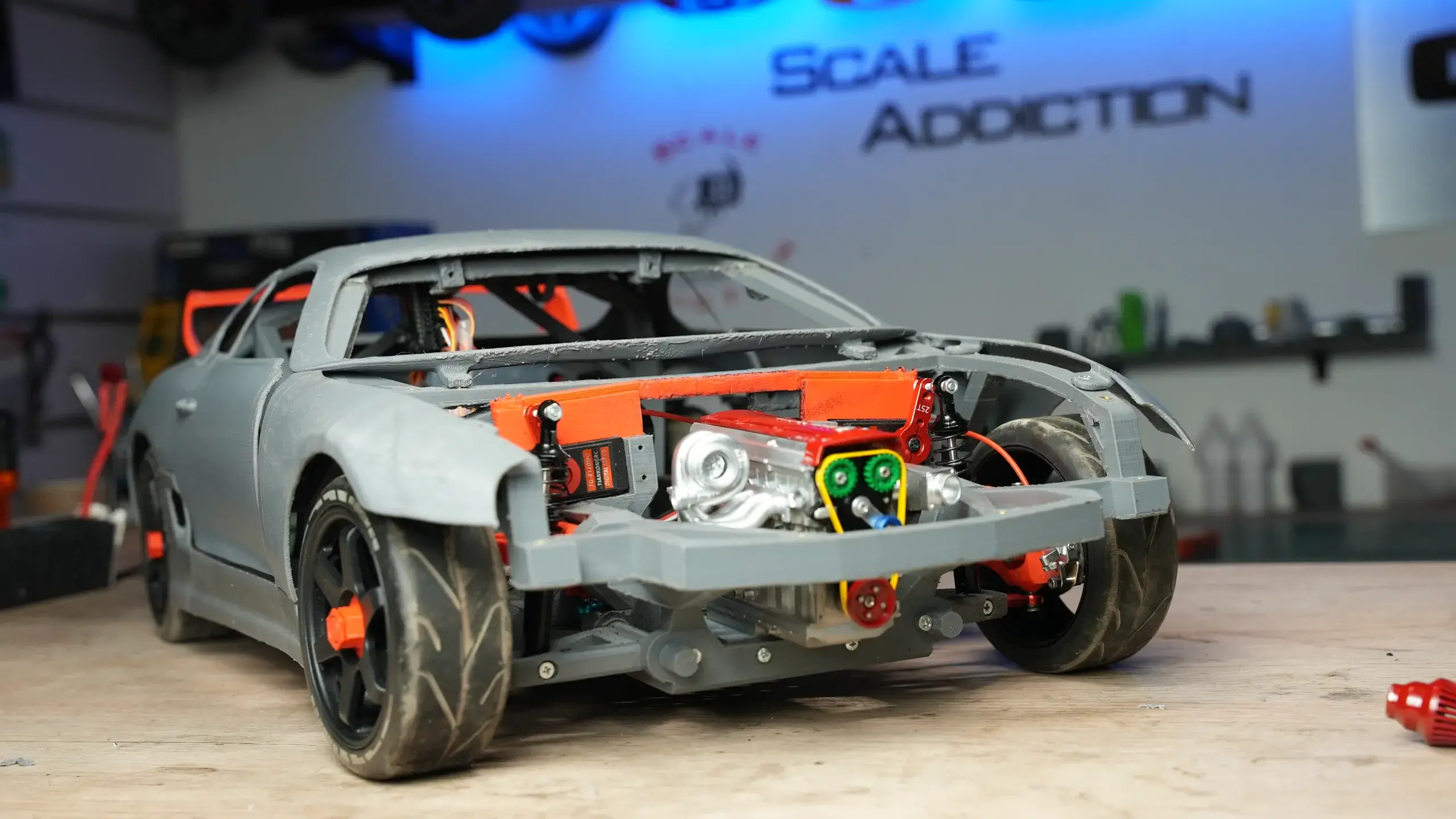 1:8 scale supra Rc car( Electric version)