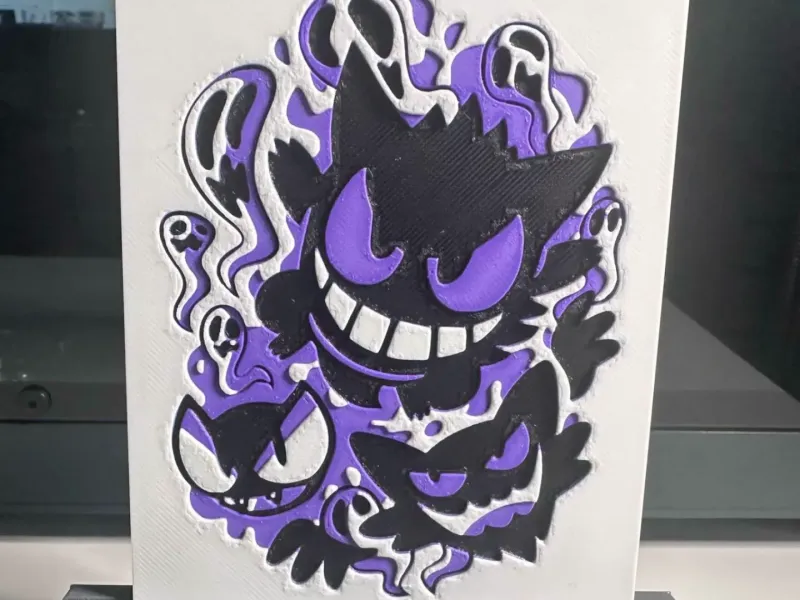Hueforge Trío Pokémon [Gastly - Haunter - Gengar]