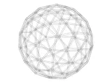 Wireframe Shape Pentakis Snub Dodecahedron-5