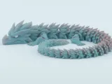 Frostbite – Articulated Ice Dragon STL  Print‑in‑Place Fanta-1