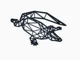 Wall decoration crocodile-1