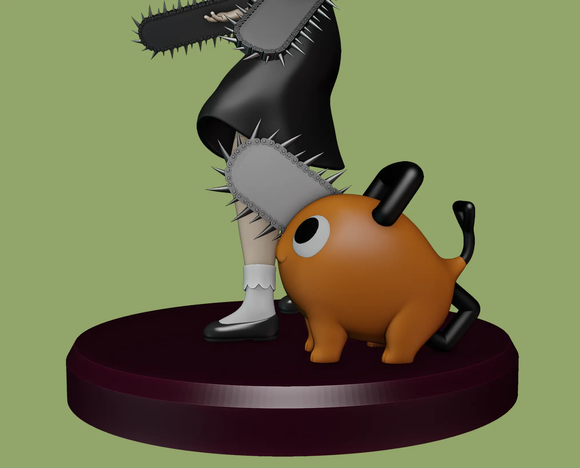 anya forger and pochita - spy x family - chainsaw man