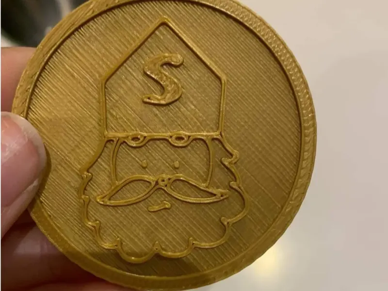 Sinterklaas chocolade munt