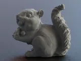 Cute Squirrel eating a Nut-2