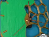 Voronoi design wall clock-5
