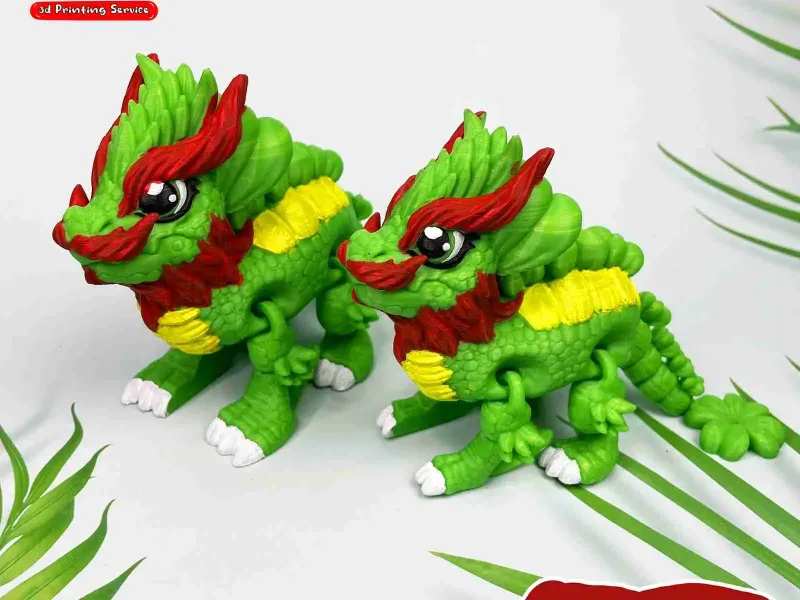 PRINT-IN-PLACE FLEXI KLEEBLATT DRACHE GELENKIG