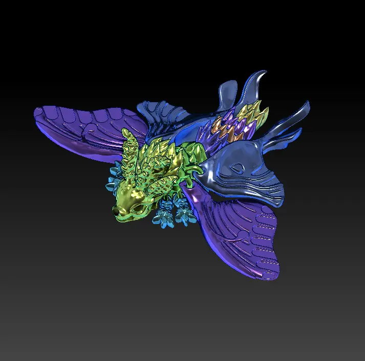 LUNA DRAGON (BUTTERFLY DRAGON!)