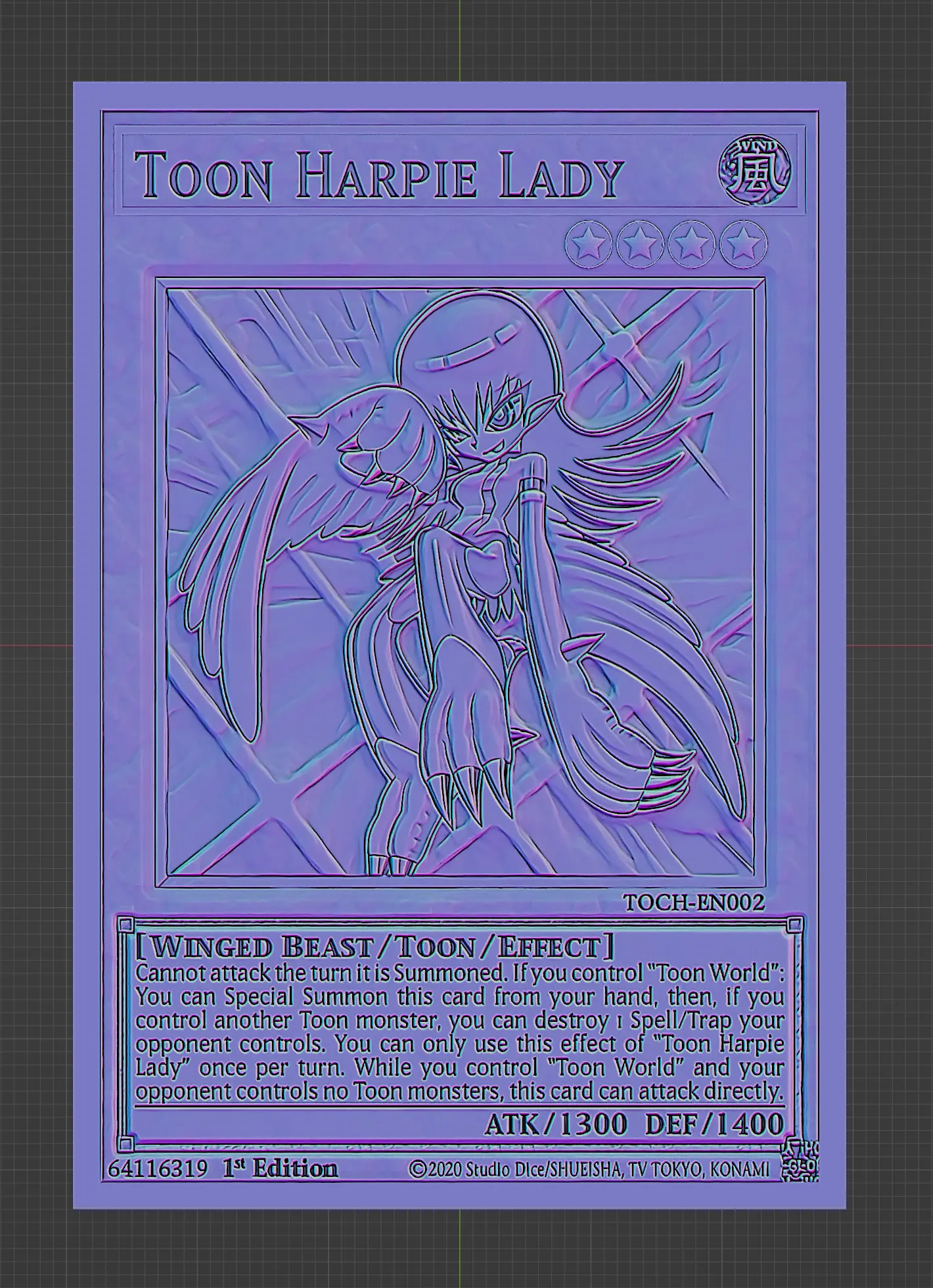 toon harpie lady - yugioh