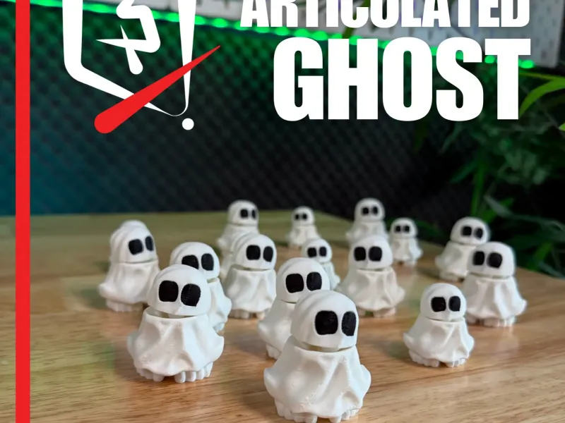 👻 Articulated Ghost — A Spooky Friend for Your Shelf