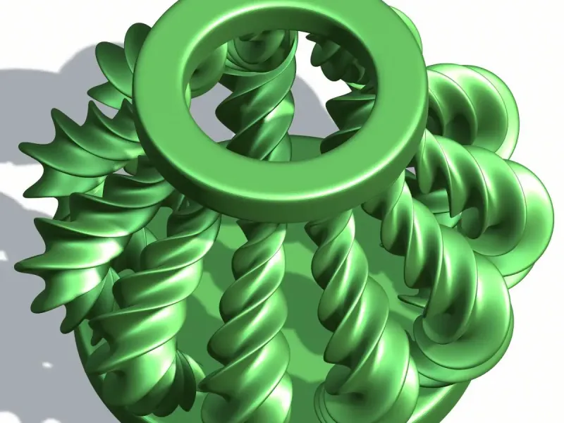 Twisted Column Ornament