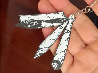 Three-Stage Joint Keychain