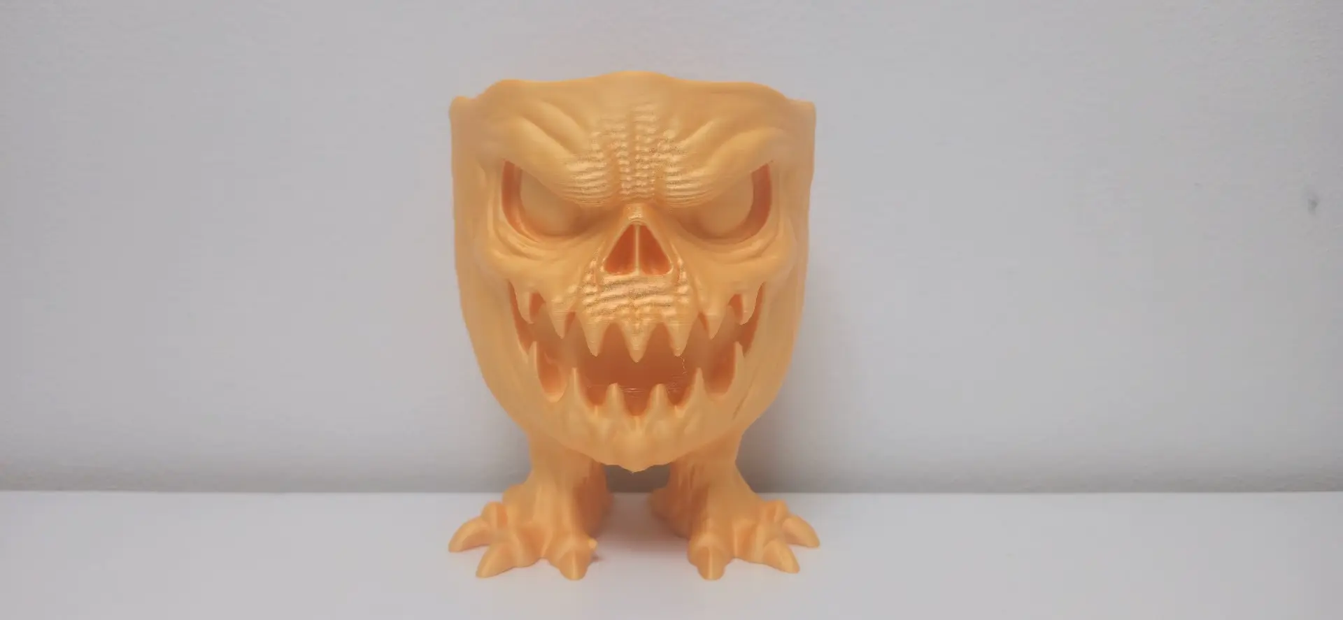 Monster Pumpkin Planter - Halloween