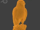3 in 1 Raven Statue STL Bundle | Gothic Raven on Branch, Rav-7